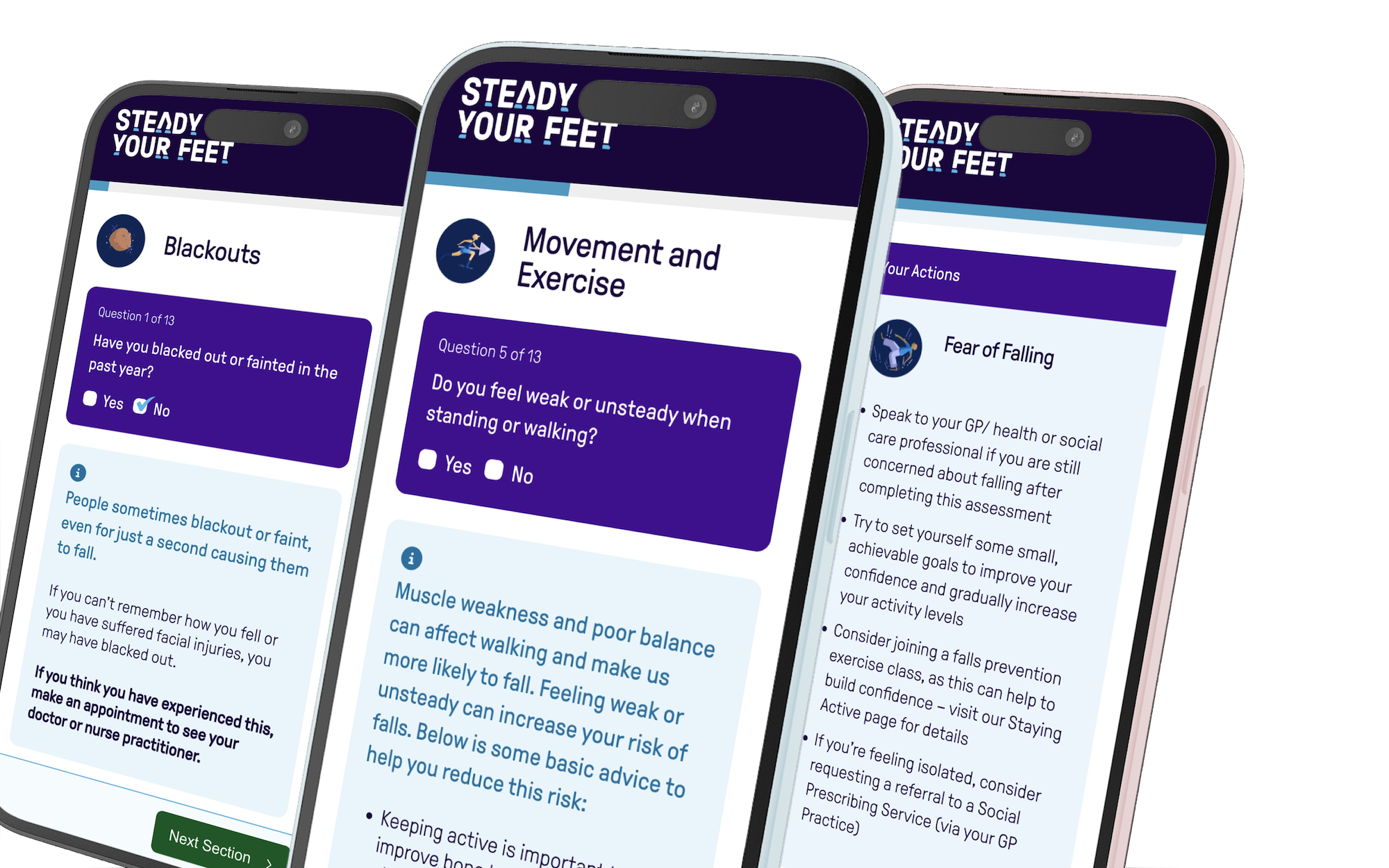 Improved Mobile Self-Assessment Experience